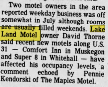 Lakeland Inn (Lakeland Motel, Lake-Land Motel) - Aug 07 1989 Article